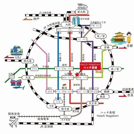 Hatch Nagahori 202 โอซาก้า ภายนอก รูปภาพ